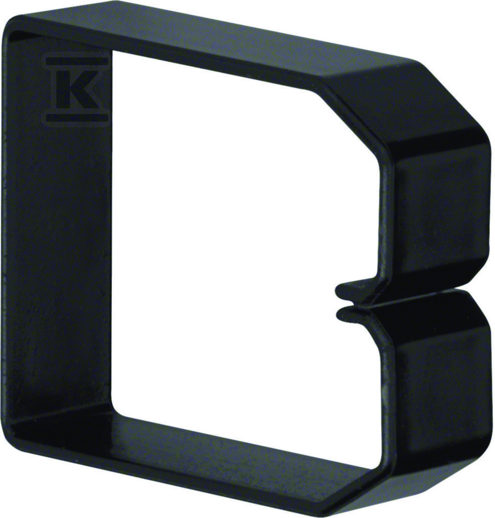 Cable clamp BA6 80x60, black - B800603